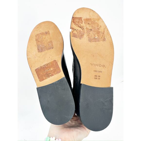 Vince Cecyl Black Patent Leather Chelsea Ankle Boots Women’s Size 6M - Picture 5 of 6